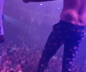 Tyson Fury na after party po wygranej z Wilderem