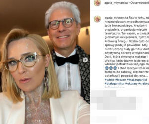 Agata Młynarska zabalowała z brokatem. 
