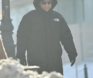 Marek Kondrat z żoną i córką w Warszawie