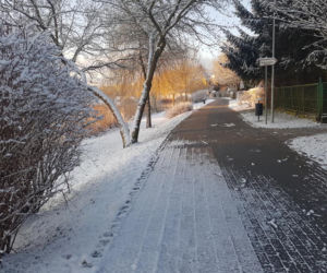 Olsztyn: W ostatni dzień marca spadł śnieg