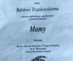 Trzaskowski nekrologi