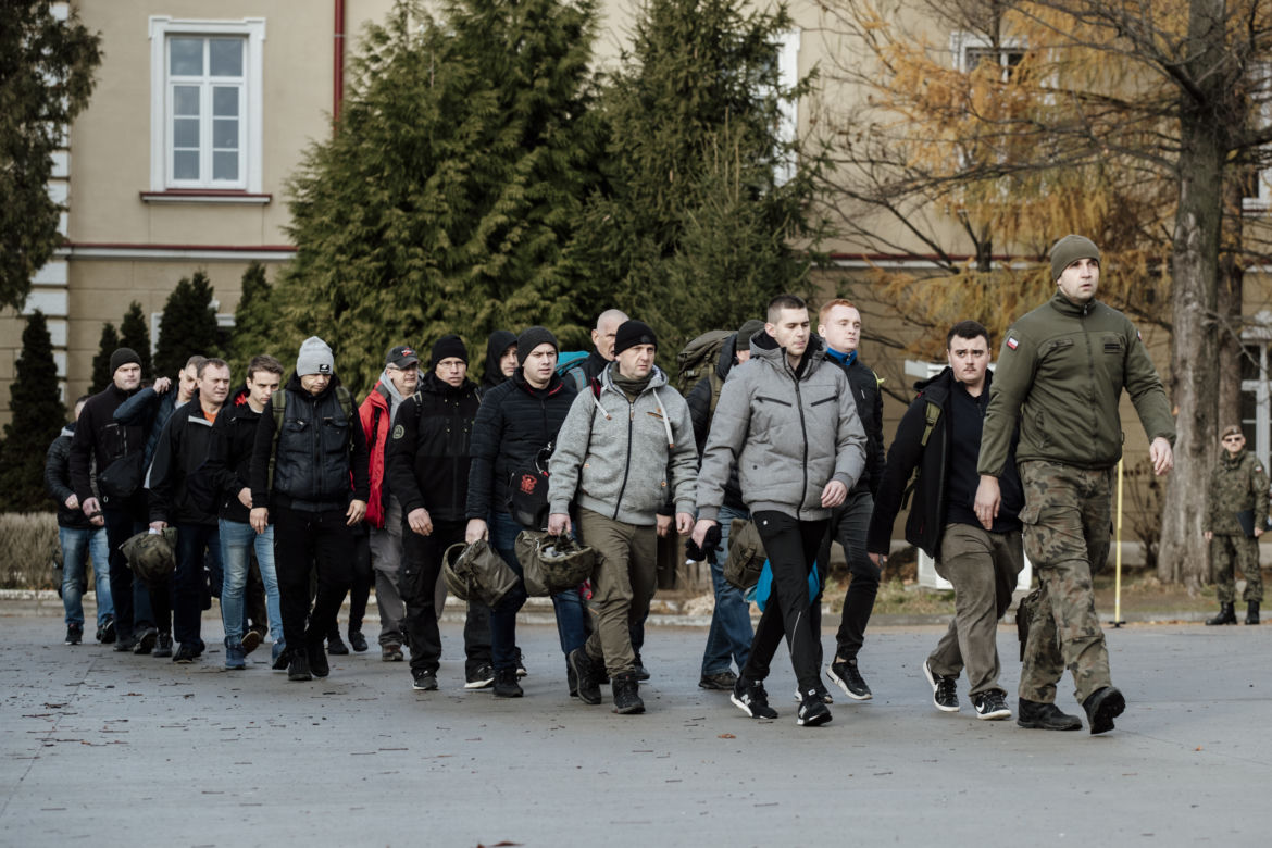 Podkarpackie. Nowi terytorialsi się szkolą. Przybyło blisko 130 kandydatów