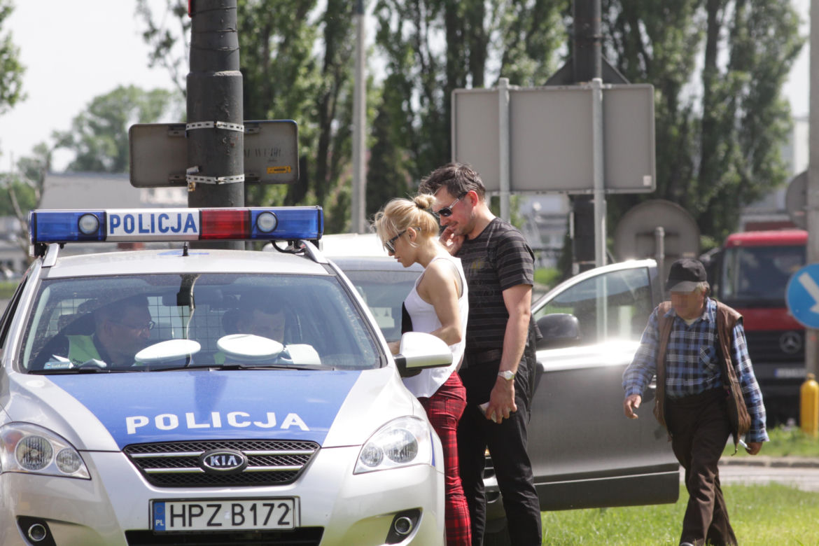 Doda miała wypadek. Polonez staranował jej audi Q7
