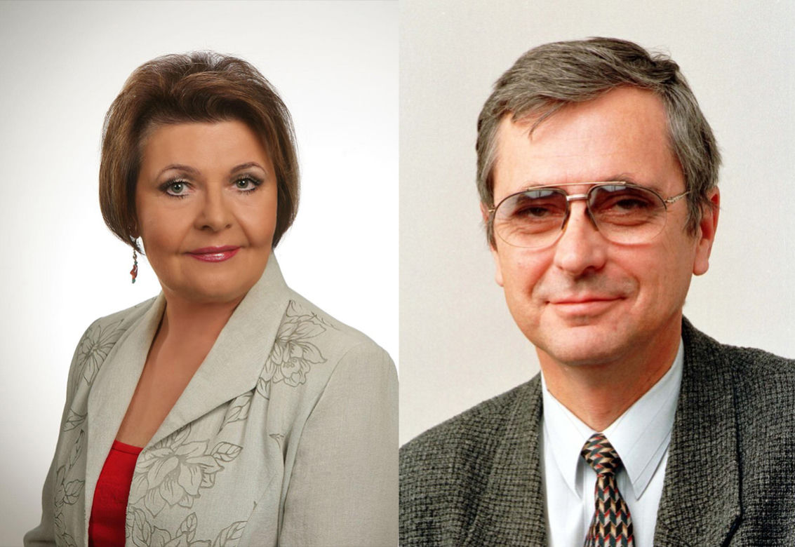 Elżbieta Więcławska i Jacek Sauk