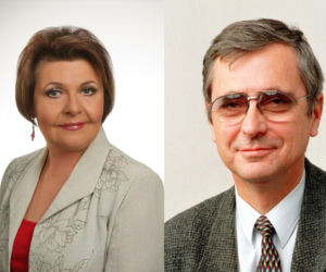 Elżbieta Więcławska i Jacek Sauk