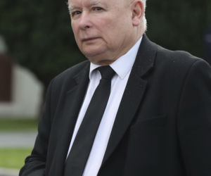 Jarosław Kaczyński ma swoje zdjęcie w oknie