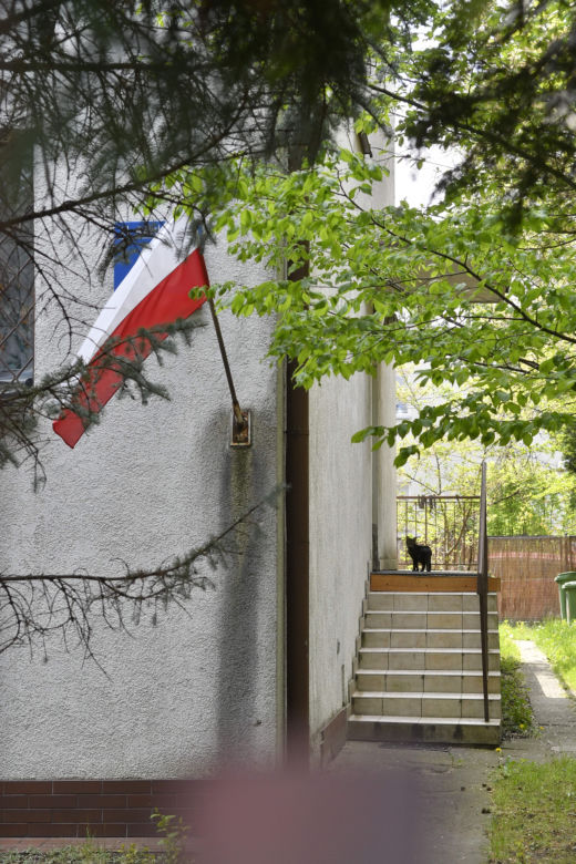 Jarosław Kaczyński ma swoje zdjęcie w oknie
