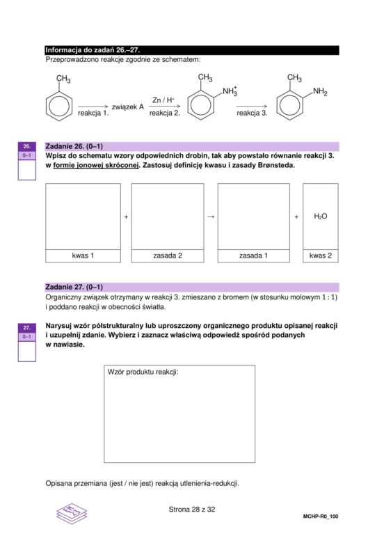 Matura chemia 2024 - poziom rozszerzony