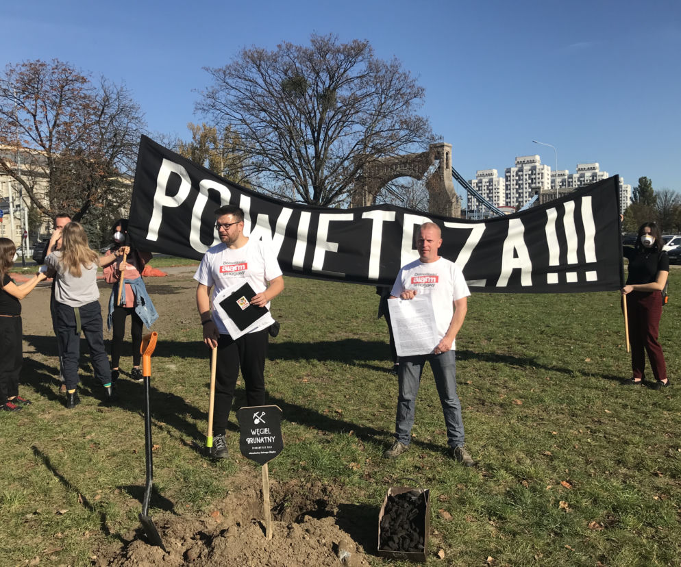 Symboliczny pogrzeb węgla brunatnego