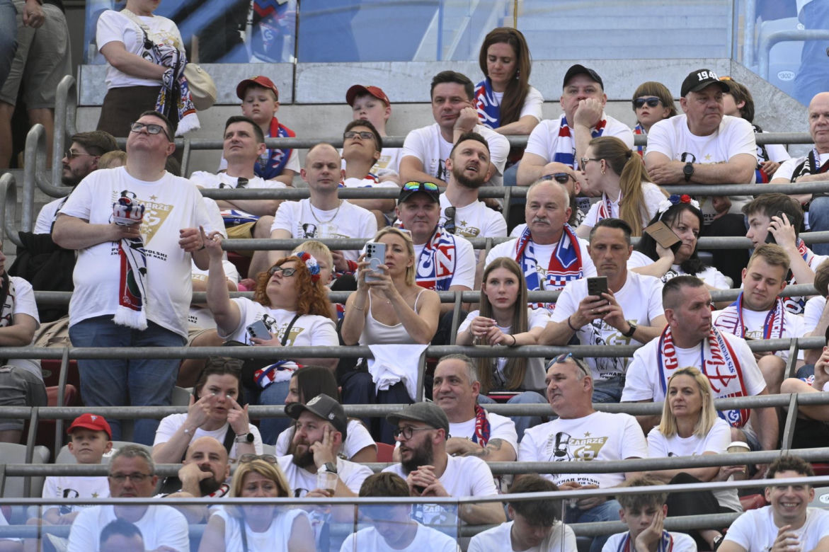 Kibice na finale Pucharu Polski: Górnik - Raków