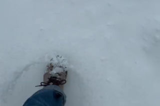 Śnieg sypnął na Kasprowym Wierchu