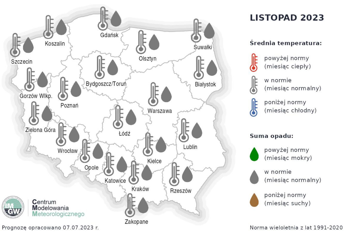 Końcówka lata mocno nas rozczaruje? Przed nami wiele deszczowych dni. Prognoza długoterminowa