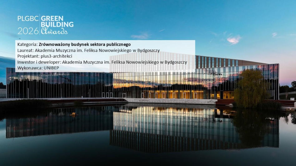 Zielone budownictwo ma swoich laureatów. Poznaliśmy zwycięzców PLGBC Green Building Awards 2026