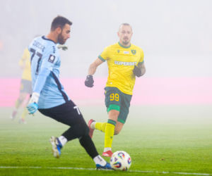 GKS Katowice - Pogoń Szczecin, zdjęcia kibiców i zawodników z meczu 17. kolejki PKO BP Ekstraklasy