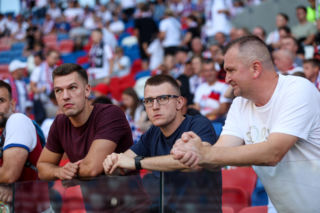 Górnik Zabrze - Ferencvaros: Zdjęcia kibiców z meczu 3. rundy eliminacji Ligi Europy