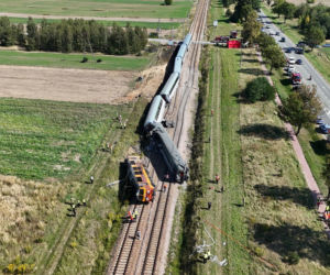 Wstrząsające zdjęcia z katastrofy kolejowej na Mazowszu