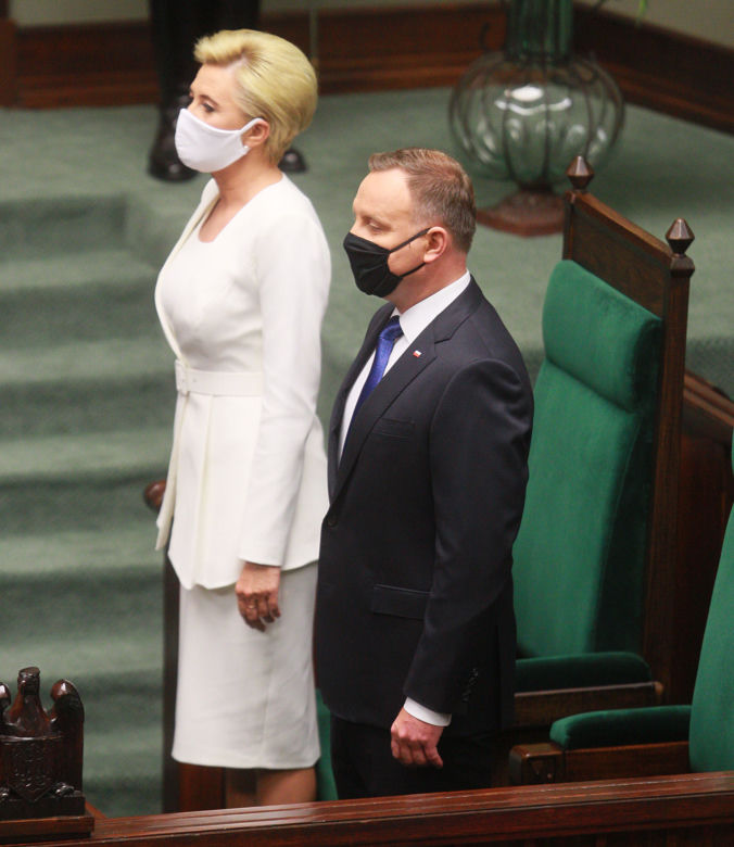 Agata Duda jest bardzo wysoka