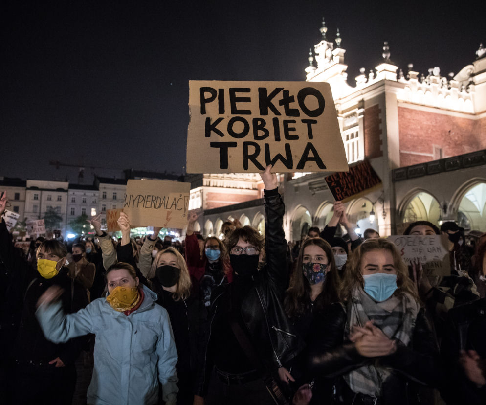 Blokada Krakowa 26 października. Strajk Kobiet przybiera na sile. Znamy miejsce protestów