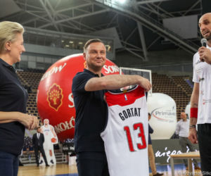 Prezydent zakręcił jak koszykarz [ZDJĘCIA]