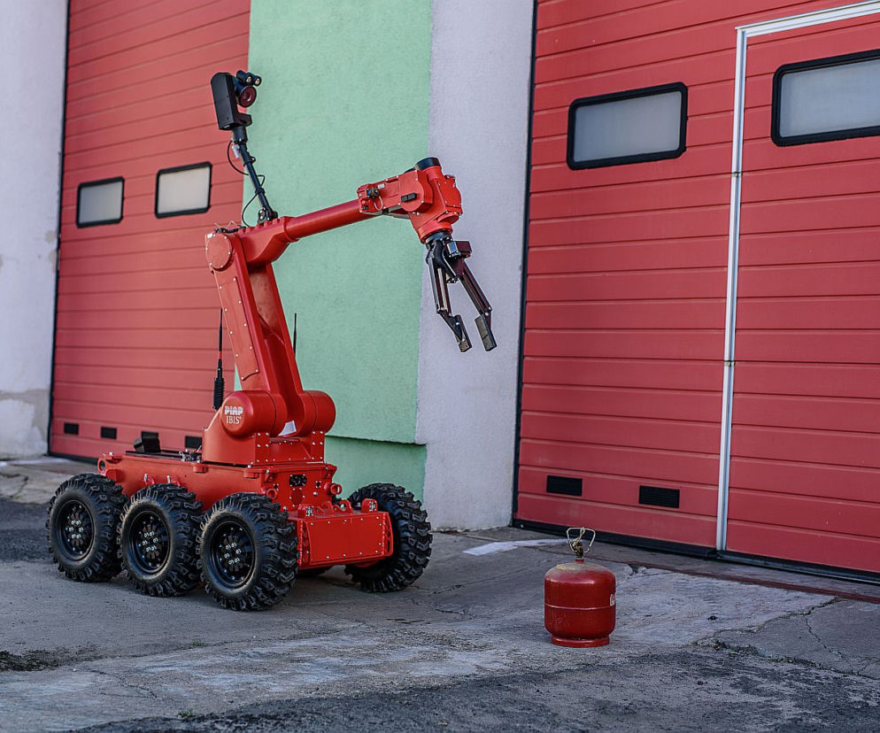 Wielkopolscy strażacy będą pracować z robotem! Ma na imię IBIS i jest jedyny w województwie!