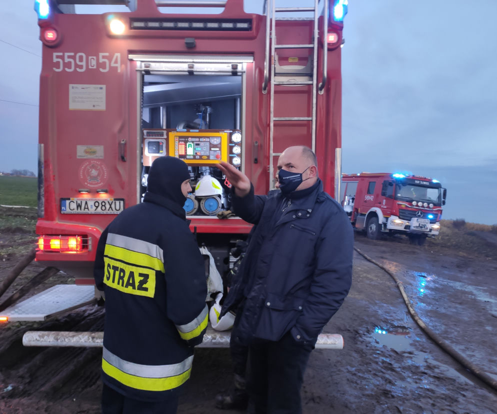 pożar w Raciniewie