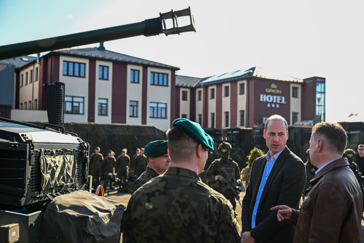 Książę William z wizytą w Polsce. Odwiedził żołnierzy w Rzeszowie