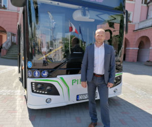 Test autobusu elektrycznego PILEA w Iławie