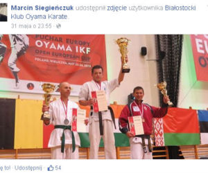 Marcin Siegieńczuk karate 