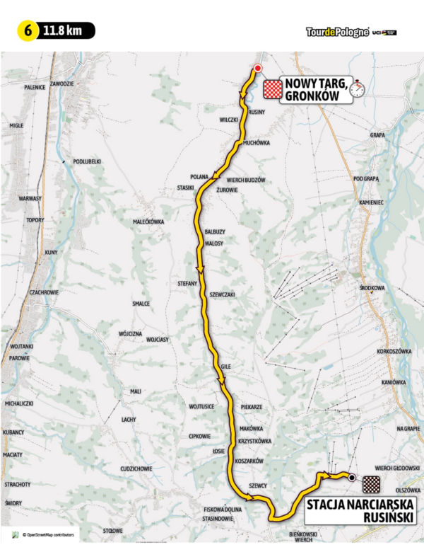 Tour de Pologne 2022: Trasa