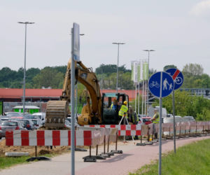 Remont skrzyżowania na DK61