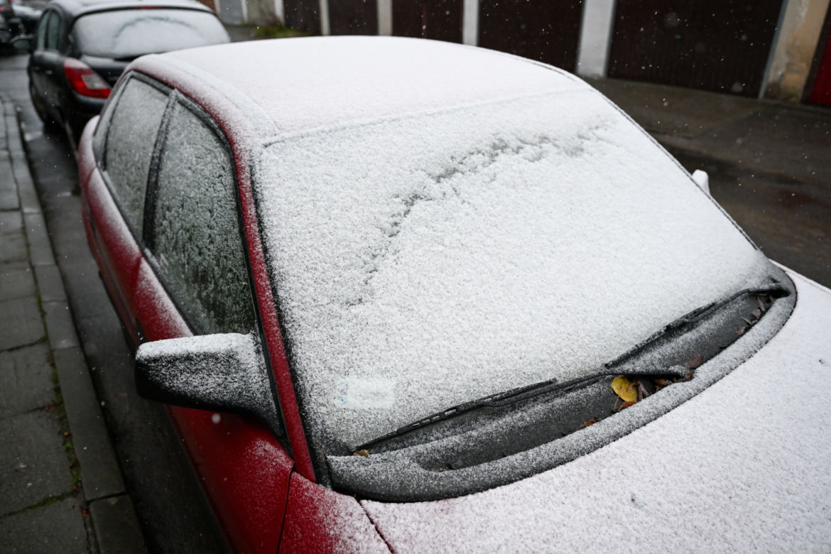 Pierwszy śnieg w Przemyślu