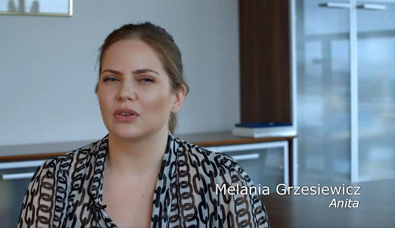 M jak miłość: Melania Grzesiewicz (Anita)