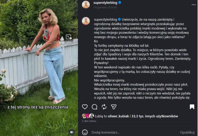 Afera działkowa SuperStyler