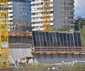 Budowa Fabryki Wody - sierpień 2020