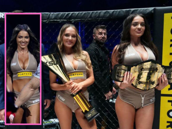 Nieziemska uroda dziewczyn z KSW powaliła widzów! Skąpe stroje odkryły niemal całe ciała. Nie dało się nie patrzeć