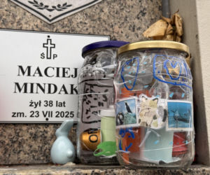 Tak dziś wygląda grób Macieja Mindaka
