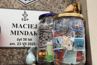Tak dziś wygląda grób Macieja Mindaka