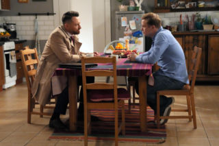 Barwy szczęścia, odc. 3331. Maciej Wilk (Adam Szczyszczaj), Hubert (Marek Molak)