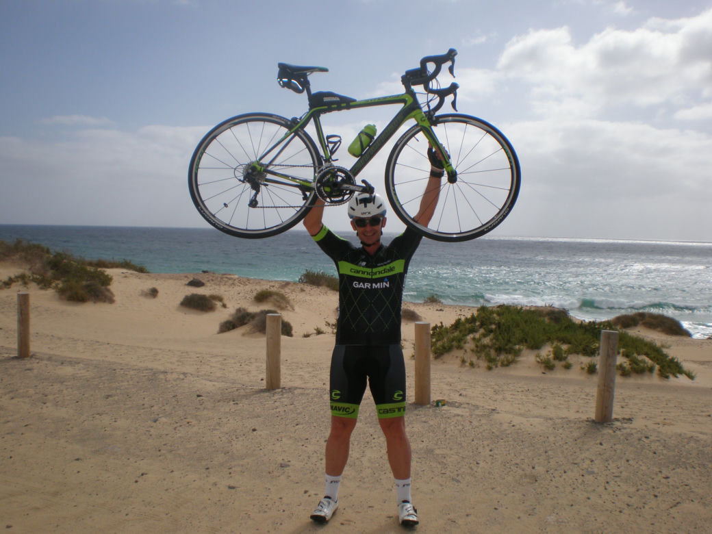 Trening rowerowy na wyspie Fuertawentura