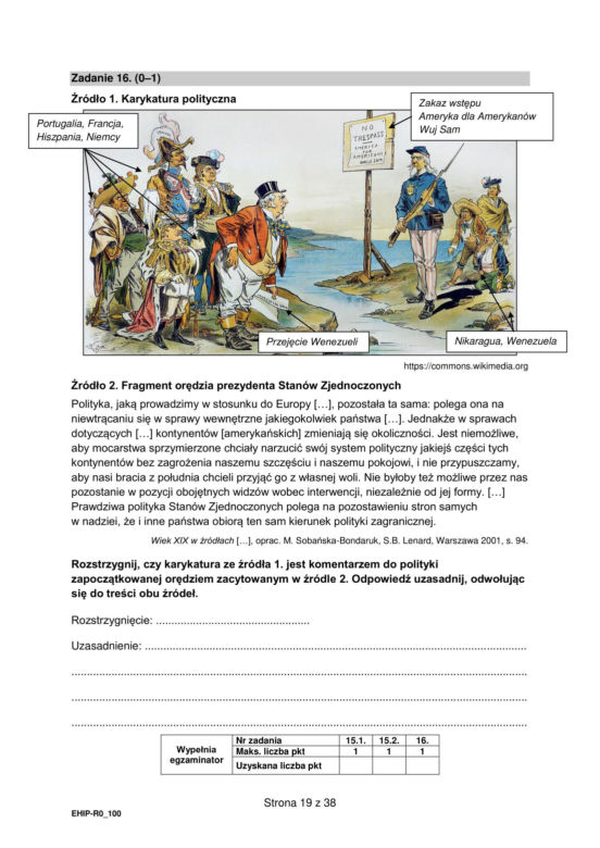 Matura 2024. Historia rozszerzona. ARKUSZE CKE nowa formuła 2015
