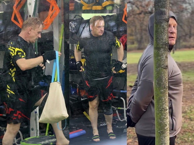 Bartosz Żukowski na siłowni