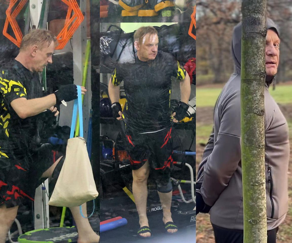 Bartosz Żukowski na siłowni