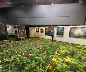 Kuzyn Kaczyńskiego pokazał swoje dzieła w Parlamencie Europejskim. Była premier wśród gości wystawy