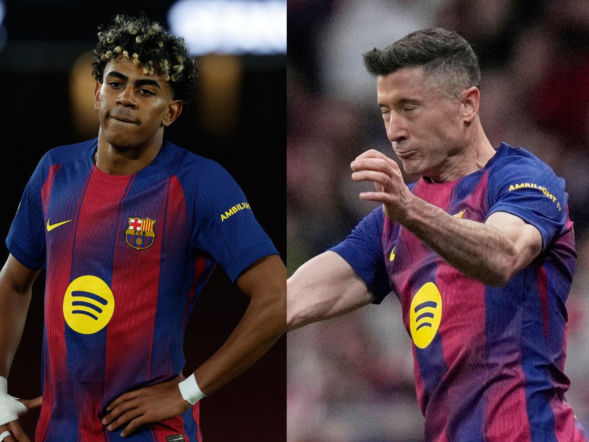 To dlatego Lamine Yamal nie cieszył się z gola Roberta Lewandowskiego! Młody Hiszpan strzelił focha