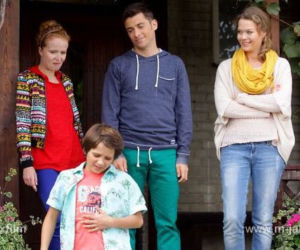M jak MIŁOŚĆ odc. 969. Ewa (Dominika Kluźniak), Anna (Tamara Arciuch), Marek Mostowiak (Kacper Kuszewski), Mateusz (Krystian Domagała)