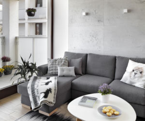 Szara sofa