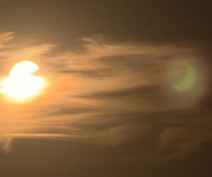 Tak wyglądało zaćmienie Słońca nad Bałtykiem