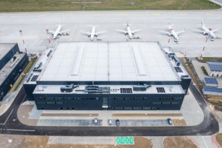 Hangar H4  na lotnisku w Pyrzowicach (Katowice Airport)