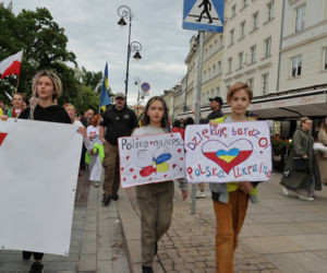 Ogromna manifestacja wdzięczności Ukraińców. „Przyjaciele, dziękujemy”