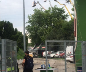 Żurawie na żużlu. Lubelscy kibice speedwaya są naprawdę wysokich lotów
